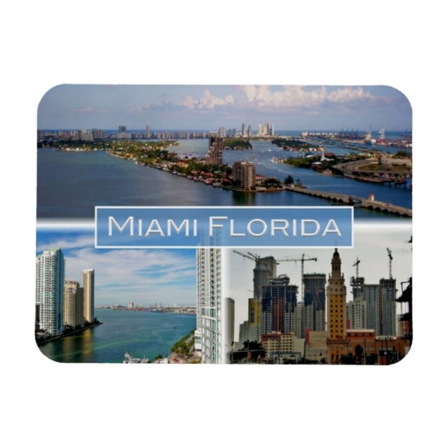 USA - Miami - Florida - Magnet (Horizontal)