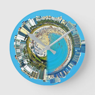 USA Miami Florida Runde Wanduhr