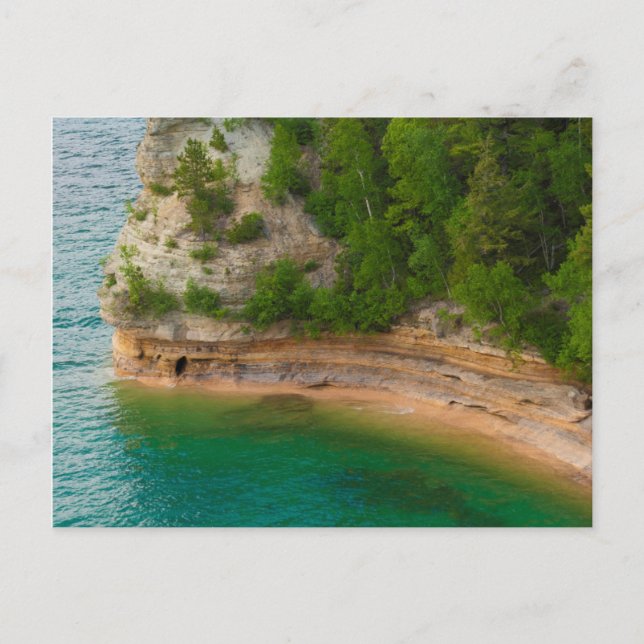 USA, Michigan. Bergschloss-Felsformation Postkarte (Vorderseite)