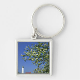 USA, Michigan, East Tawas. Tawas-Leuchtturm mit Schlüsselanhänger