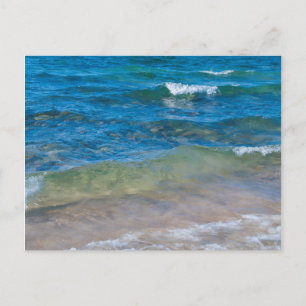 USA, Michigan. Klare Gewässer des Lake Superior Postkarte
