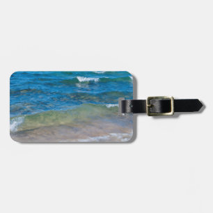 USA, Michigan. Klares Wasser des Lake Superior Gepäckanhänger