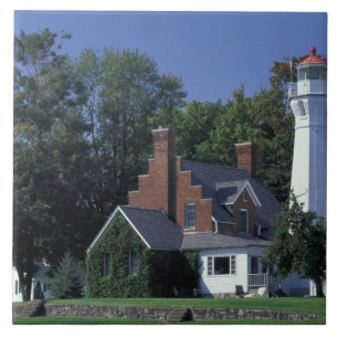 USA, Michigan, Lake Huron. Port Sanilac Fliese