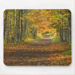 USA, Michigan, Obere Halbinsel. Weg in Mousepad