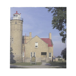 USA, Michigan Old Mackinac Point Lighthouse Notizblock