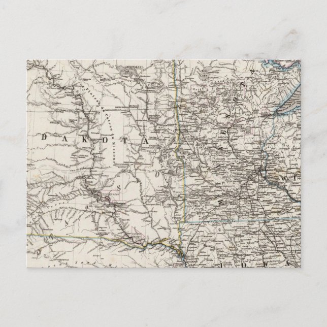 USA Mid West Postkarte (Vorderseite)