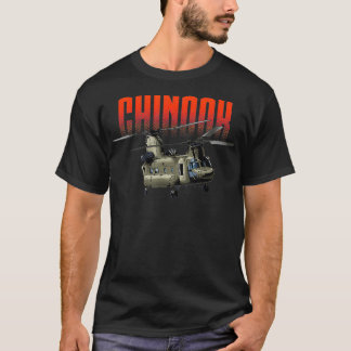 USA Militär Warbird Helicopter Chinook T-Shirt