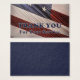 USA-Militärveteranen-patriotische Flagge danken (Vorne & Hinten)