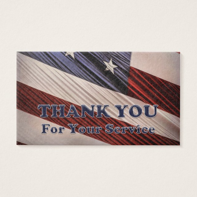 USA-Militärveteranen-patriotische Flagge danken (Vorderseite)