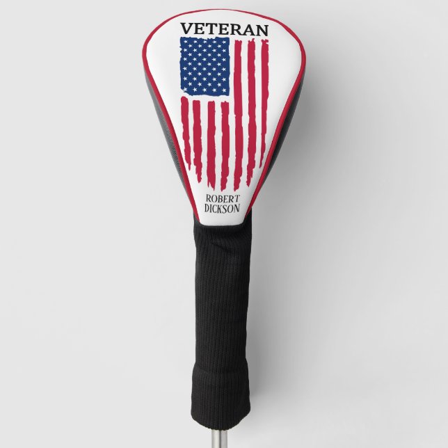 USA Military Veteran Golf Headcover (Vorderseite)