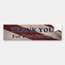 USA Military Veterans Patriotic Flag Vielen Dank Autoaufkleber
