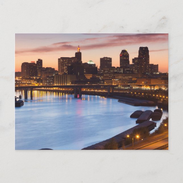 USA, Minnesota, Minneapolis, St. Paul 2 Postkarte (Vorderseite)