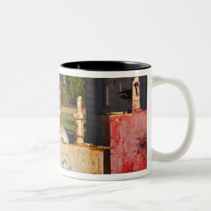 USA, Mississippi, Jackson. Mississippi Zweifarbige Tasse