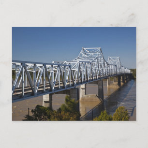 USA, Mississippi, Vicksburg. Autobahn I-20 Postkarte