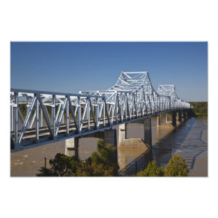 USA, Mississippi, Vicksburg. I-20 Highway Fotodruck