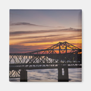 USA, Mississippi, Vicksburg. I-20 Highway und Magnet