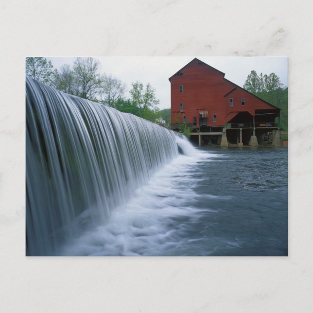 USA, Missouri, Ozark Landkreis, Rockbridge Mill. Postkarte (Vorderseite)
