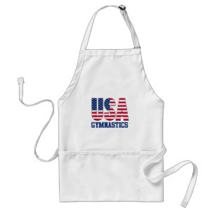 USA mit amerikanischer Flagge Gymnastik Sports Schürze