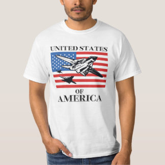 USA mit drei Kampfjets T-Shirt