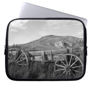 USA, Montana, Bannack State Park Alte Planwagen Laptopschutzhülle