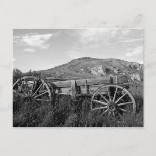 USA, Montana, Bannack State Park Alte Planwagen Postkarte
