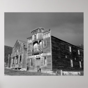 USA, Montana, Elkhorn Bruderschaftshaus Treffen Poster