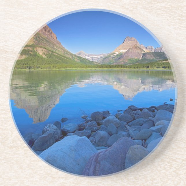 USA, Montana, Glacier National Park 4 Sandstein Untersetzer (Vorne)