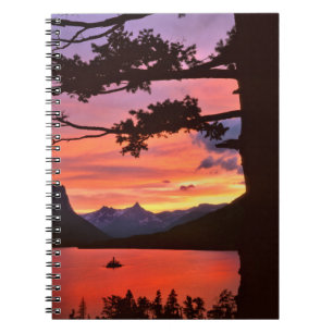 USA, Montana, Glacier National Park.Horizontal Notizblock
