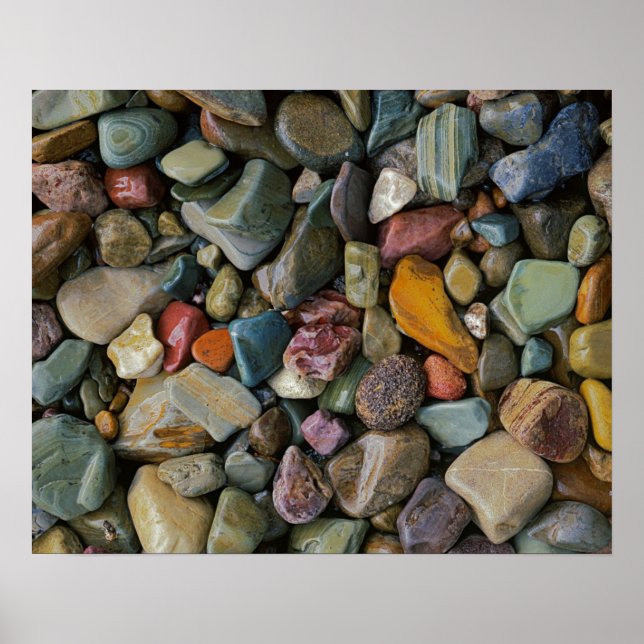 USA, Montana, Glacier National Park, Stones Poster (Vorne)