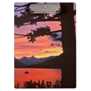 USA, Montana, Glacier-Nationalpark. Landschaft Klemmbrett