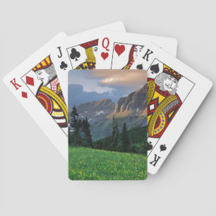 USA, Montana, Glacier-Nationalpark, Logan Pass Spielkarten