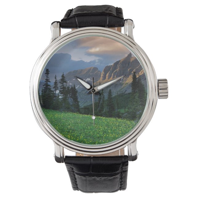USA, Montana, Gletscher National Park, Logan Pass Armbanduhr (Vorderseite)