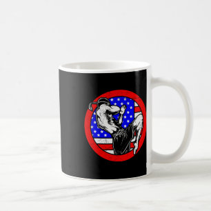 Usa Muay Thai - Geschenk für Thai-Boxen und Kickbo Kaffeetasse