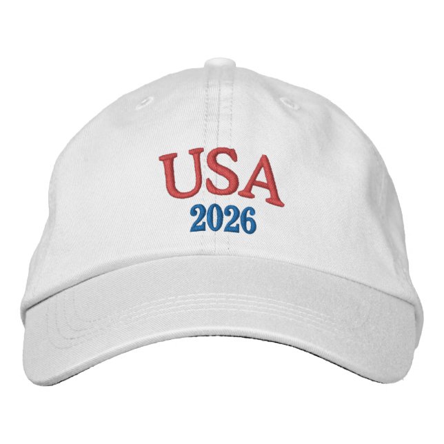 USA Mütze Bestickte Baseballkappe (Vorderseite)