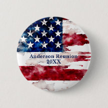 USA Nachname Name Benutzerdefinierte Flaggenfarben