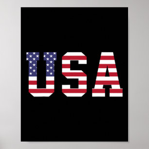 Usa National American Flag 4. Juli Für Frauen G Poster