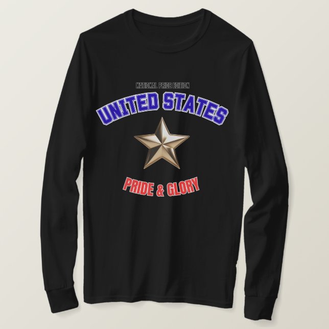 USA National Pride Edition Long Sleeve Shirt (Design vorne)