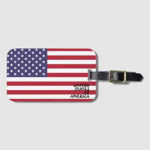 USA Nationalflagge Patriotisch Gepäckanhänger