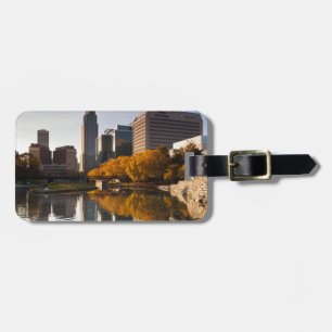 USA, Nebraska, Omaha, Gene Leahy Mall, Skyline Gepäckanhänger