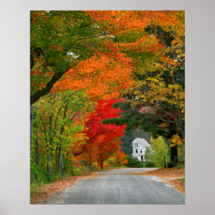 USA, Neuengland, New Hampshire, Andover Poster
