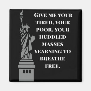 Usa Neuer Koloss Statue der Freiheit Antirassismus Magnet
