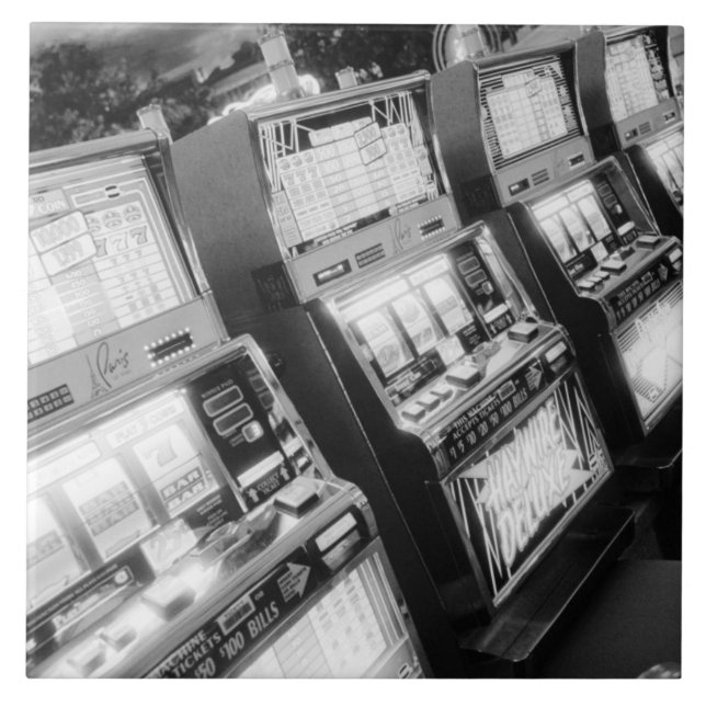 USA, Nevada, Las Vegas: Spielautomaten / Fliese (Vorderseite)
