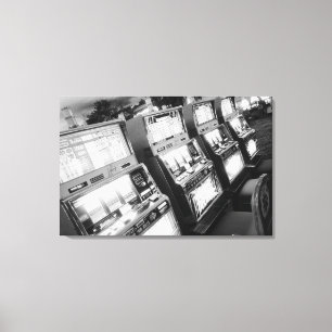 USA, Nevada, Las Vegas: Spielautomaten / Leinwanddruck