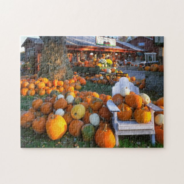 USA, New England, Maine, Wells. Herbstanzeige (Horizontal)