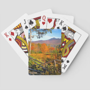 USA, New England, New Hampshire, Chocorua Spielkarten