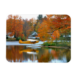 USA, New England, New Hampshire. Wasserflugzeug Magnet