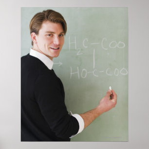 USA, New Jersey, Jersey City, junge Lehrerin Poster