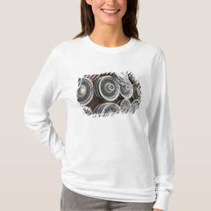 USA, New Mexico, Prewitt: Auto-Radkappen / Rt. 66 T-Shirt