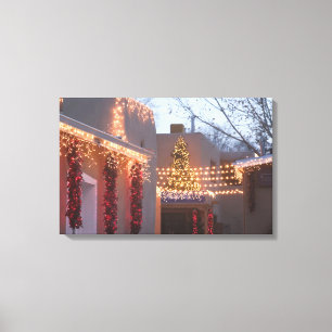 USA, New Mexico, Santa Fe: Canyon Road Galerie Leinwanddruck