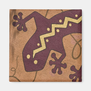 USA, New Mexico, Santa Fe. Nahaufnahme eines Aussc Magnet